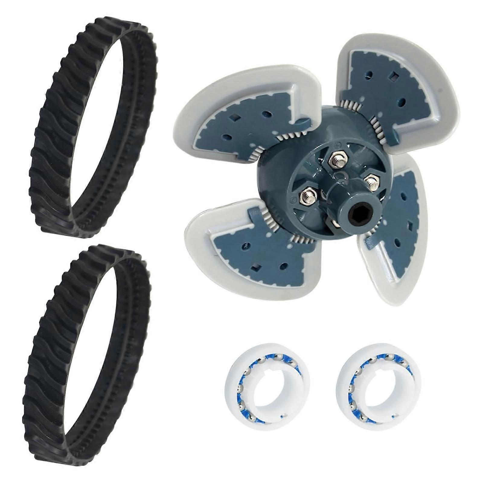 Engine Replacement Set Pool Cleaner Motor Replacement Includes Bearing Belt Suitable for MX6 MX8 Pool Suction Systems Multicolor