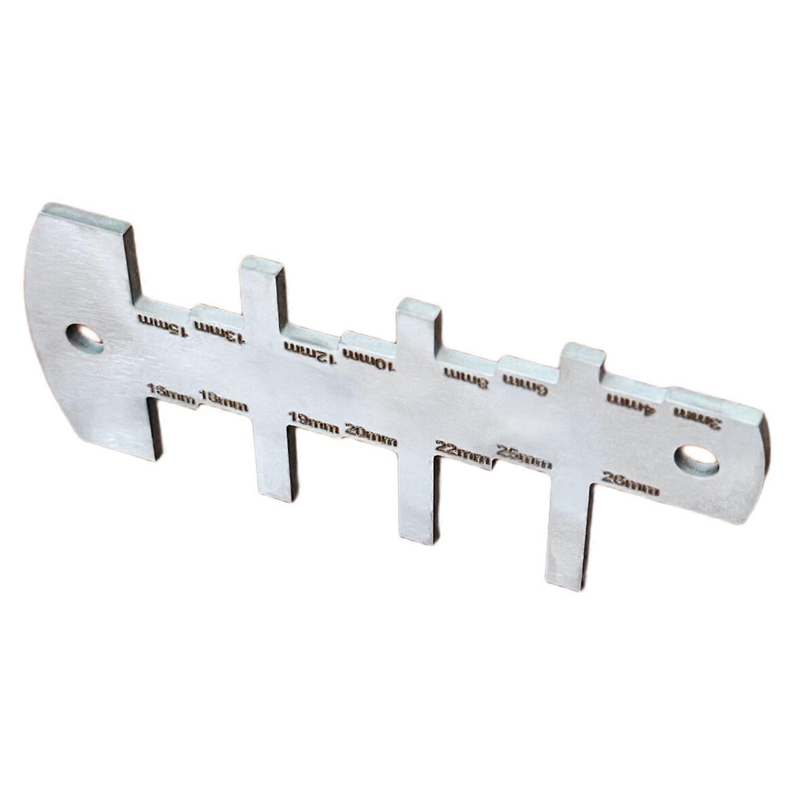 Stainless Steel Height Gauge For Woodworking Router Depth Gauge 3-26mm Precisions Measuring Tool With Smooth Surfaces Multicolor