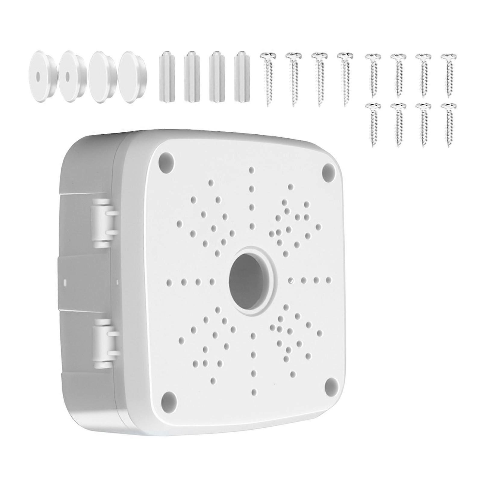 Plastic Hoisting Camera Mounting Bracket Flip Top Design Junction Box For Concealed Cable Storage Ceiling Wall Installation Multicolor