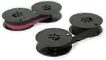 Typewriter Ribbon for Royal Quiet Deluxe Twin Spool Combo Pack of 1 All Black and 1 Black and Red szrh