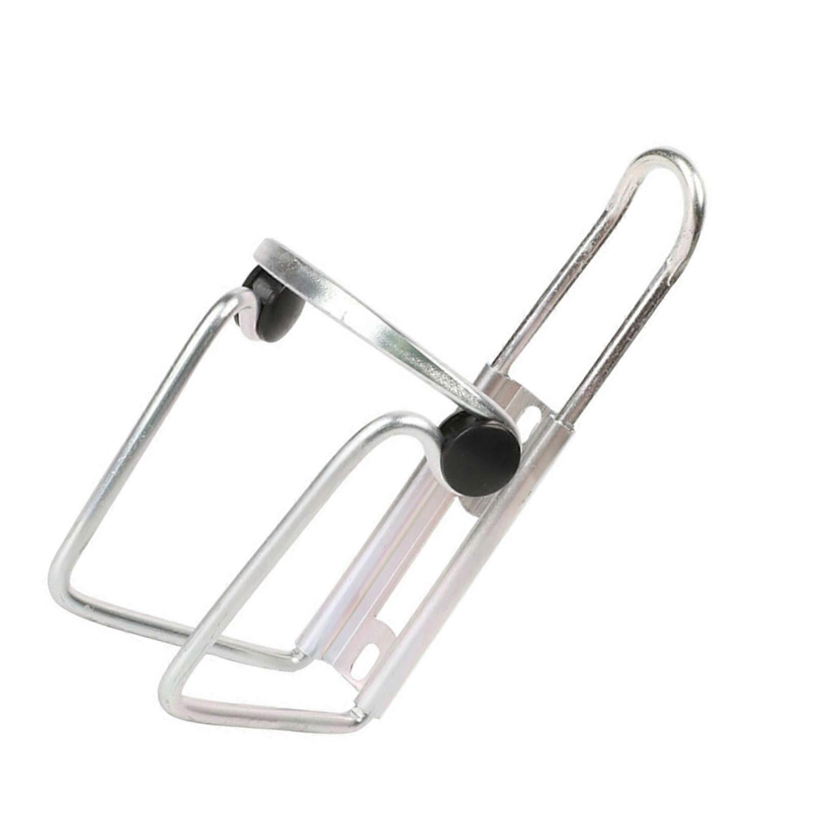 Rustproof Aluminum Cycle Bottles Mount Universals Bicycles Drinking Holder for Various Bottles Size  silver