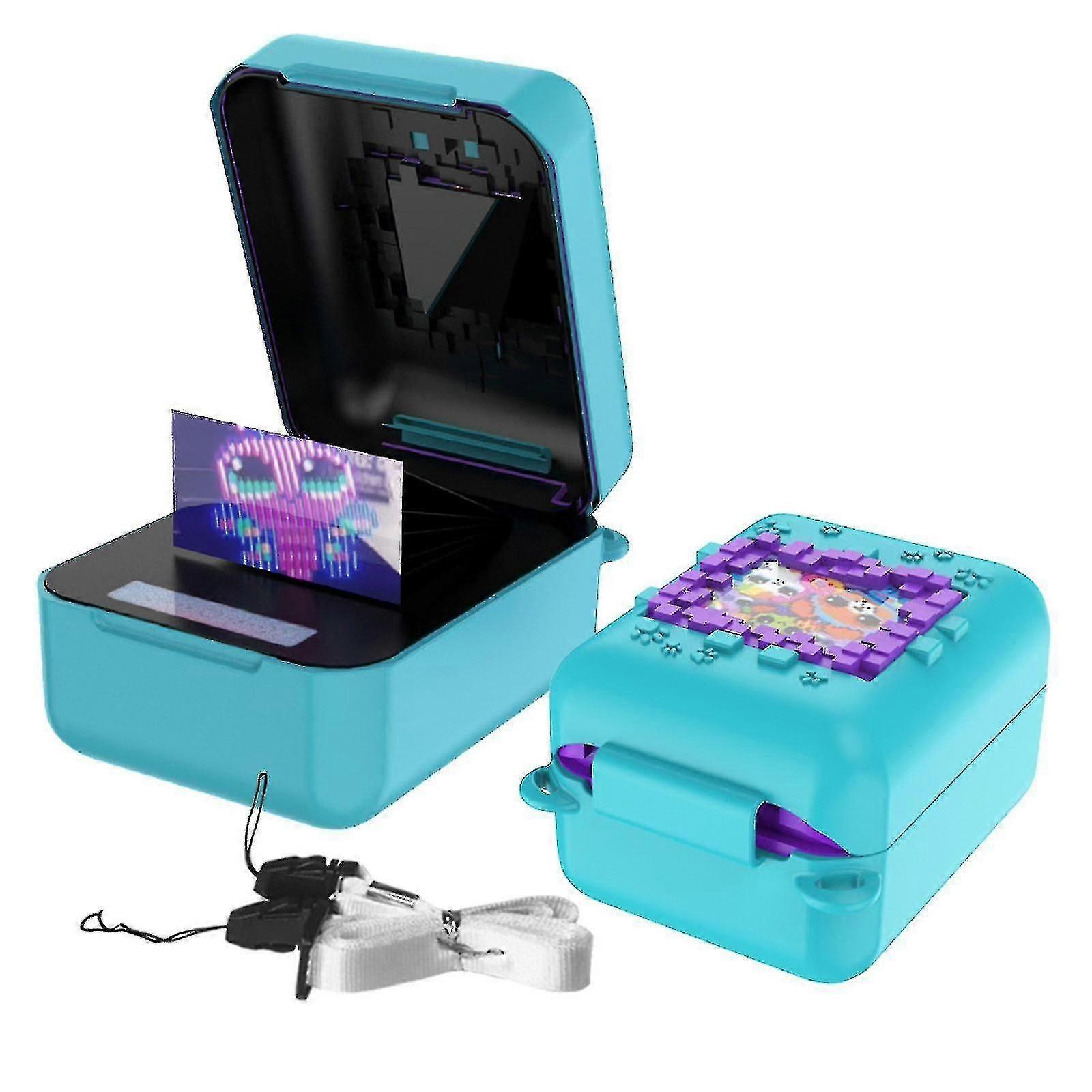 För Bitzee Interactive Virtual Pet Game Console Case – Skyddande hårt skal med förvaringslåda (inte en leksak, endast för Bitzee Digital Pet Device)