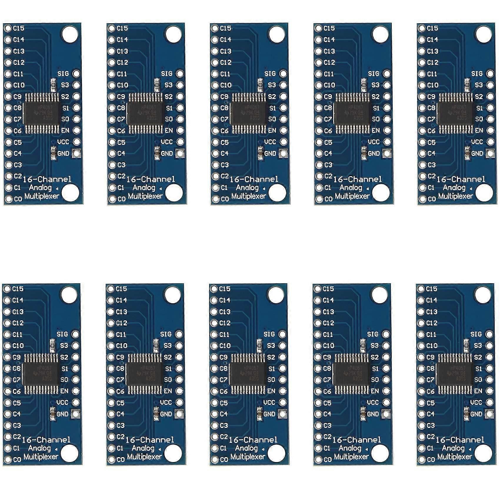 10pcs 16ch Module Multiplexeur analogique 74hc4067 Cd74hc4067 Module précis Multiplexeur numérique Mux B