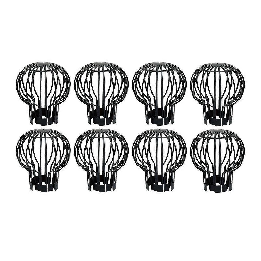 8Pcs Plastic Gutter Guards, Downpipe Leaf Guard, Downspout Filter, Drain Pipe Debris Dirt Protector, Drain Cover