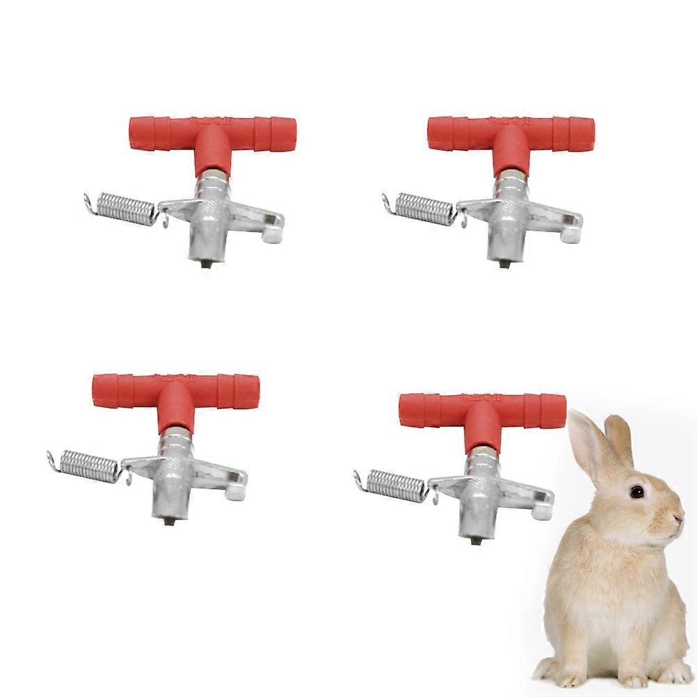 10PCS Rabbit Drinker Spring Galvanized Duck Billed Rabbit Cage Automatic Drinking Equipment Feeder