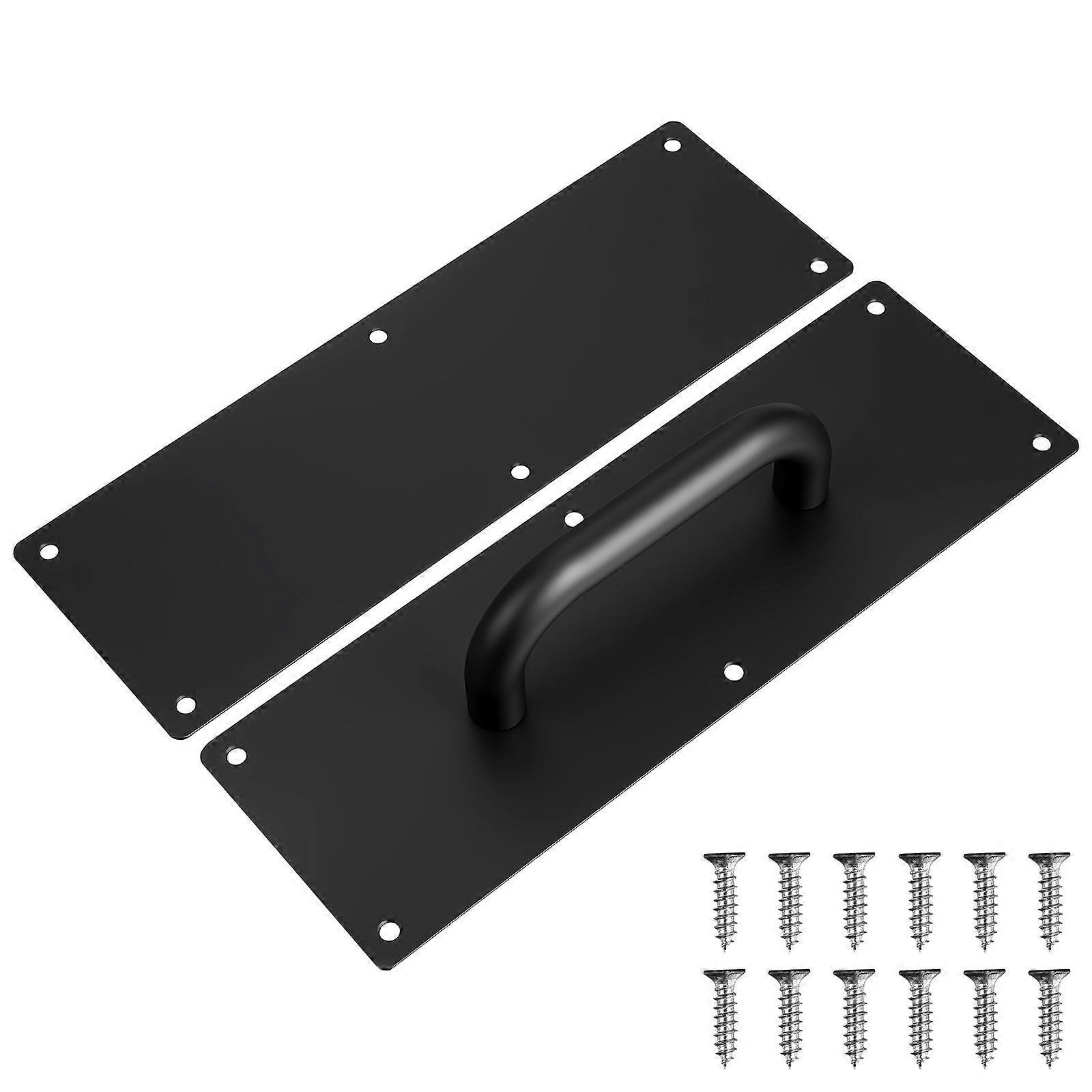 Commercial Door Handle Pull Push Door Plate Handle Closet Door Handle Attachment