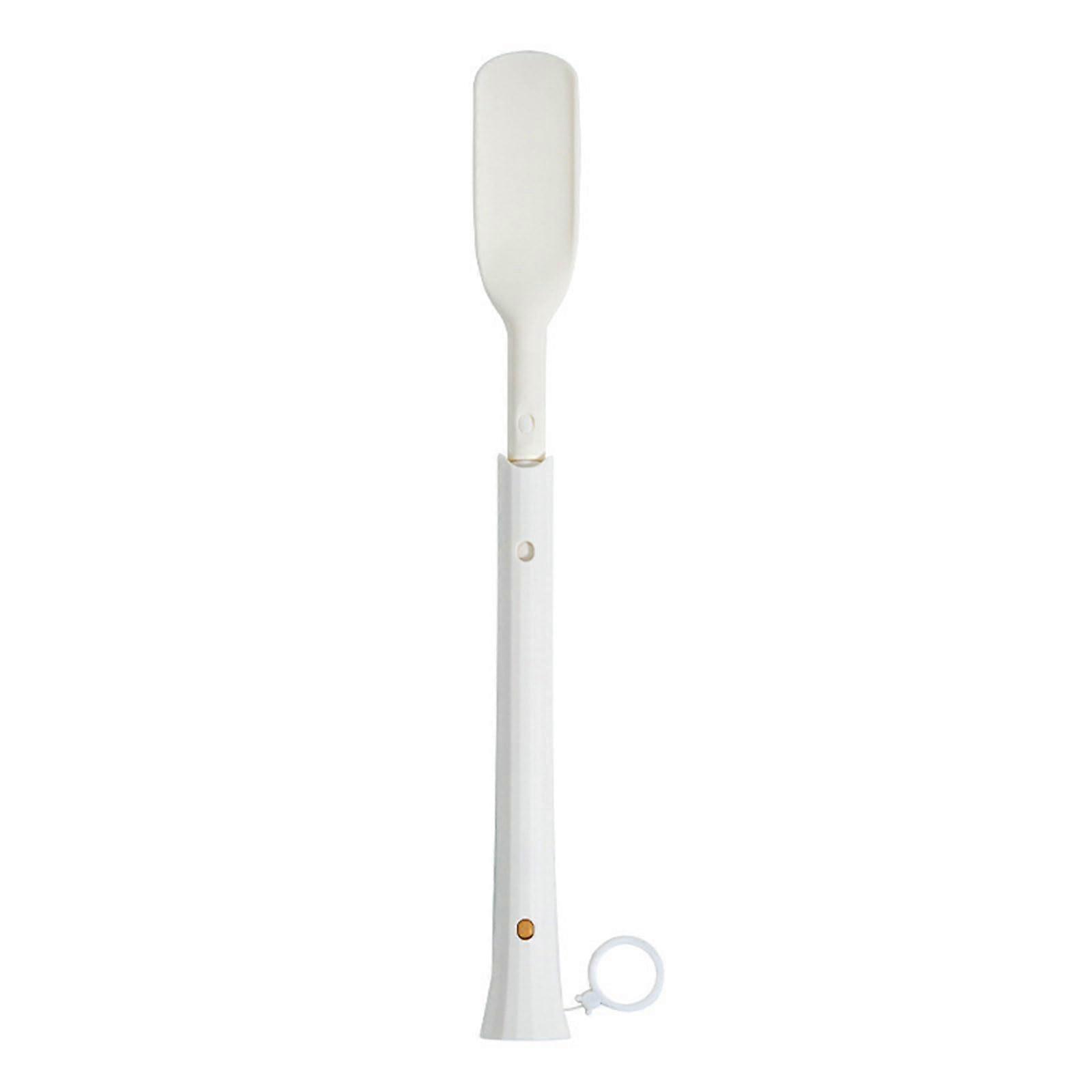 Adjustable Long Handle Shoe Horn Ergonomic Retractable Boot Lifter Tool with Hanging Hole for Men Women