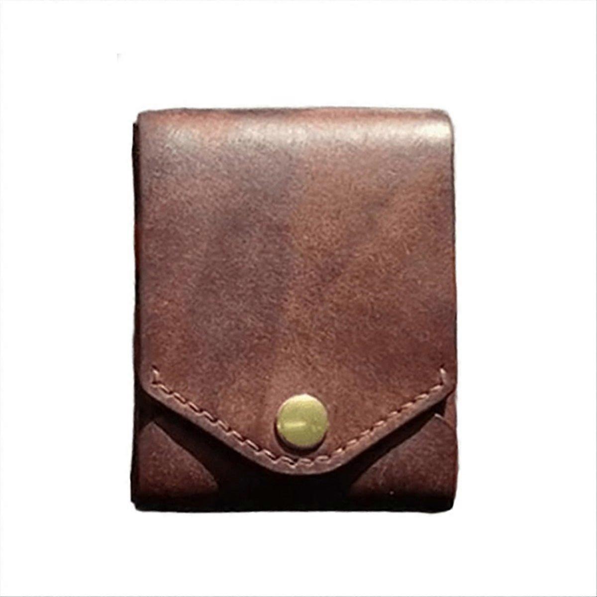 Multifunctional Compact Wallet, Handmade PU Wallet for Men