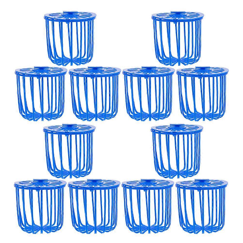 Plastic Parrot Cage Fruit Basket Feeder for Pet 12Pcs Hanging Use