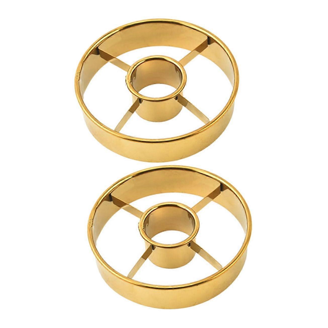2pcs Reusable Doughnut Cutter Mold for Baking and Versatile Dessert Creation