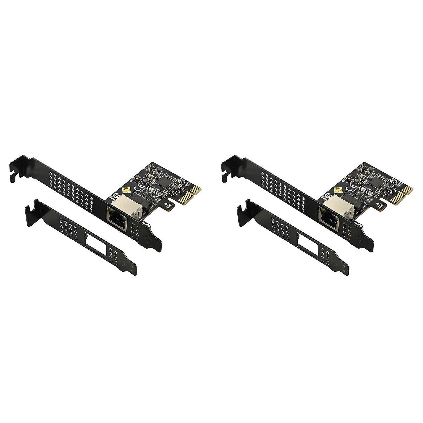 2 schede di rete 5G PCI-E a RJ45 RTL8126 chip Gigabit Ethernet PCI Express 5000Mbps 1Gbps/5Gbps
