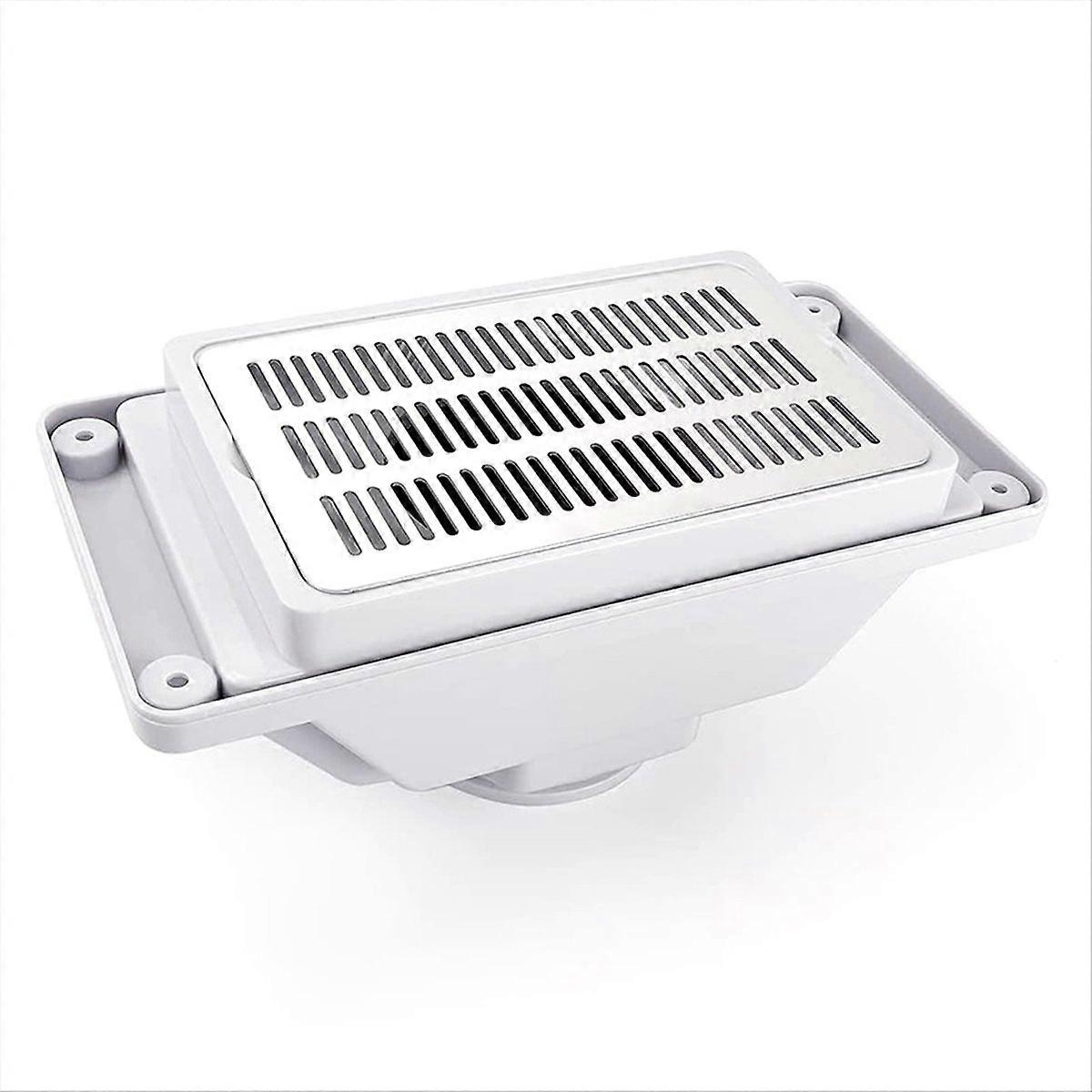 Built-in Table Desk Nail Dust Collector White EU Plug