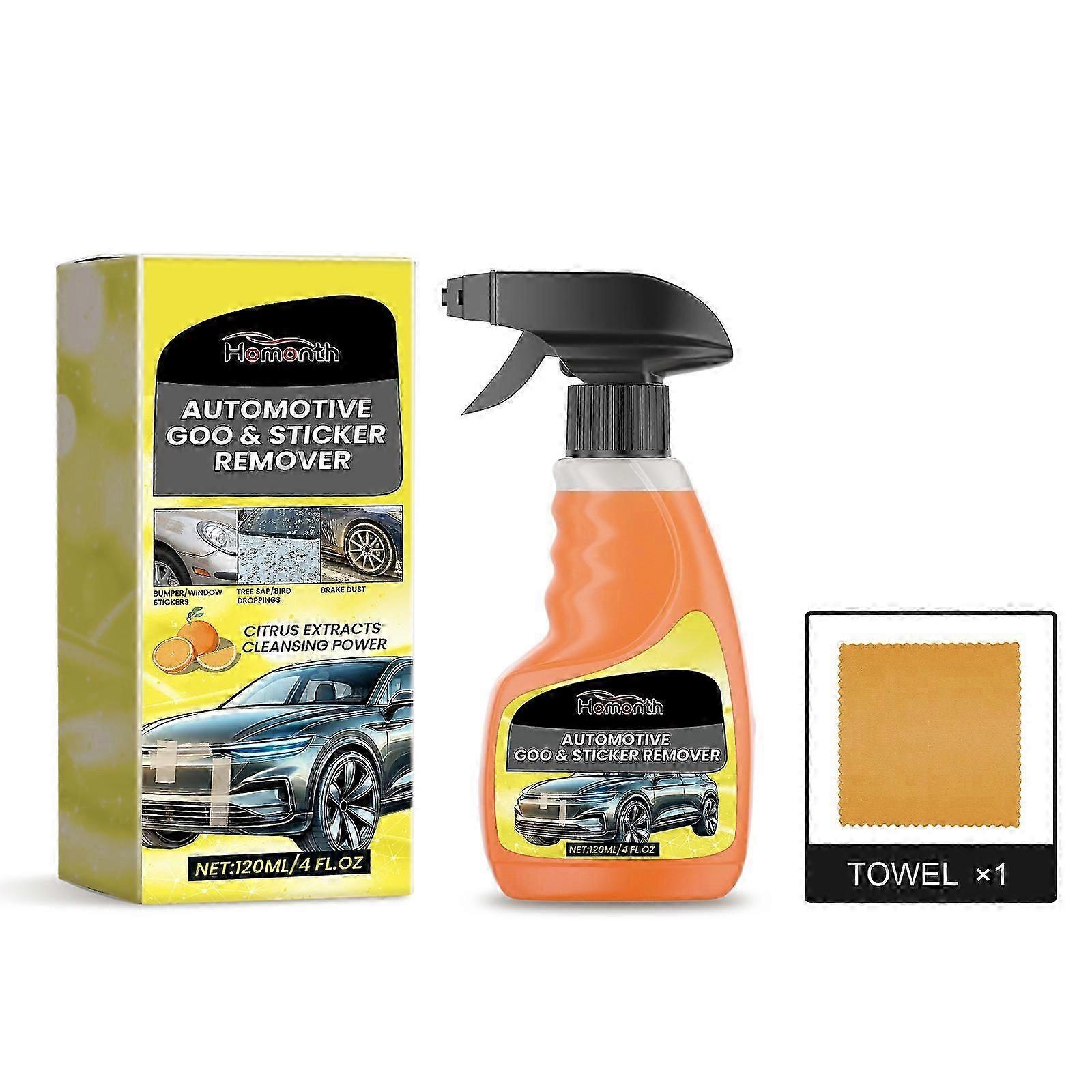 Multi-Functional Car Goo Cleaner - Adhesive Remover with Citrus Extract for Stubborn Stains
