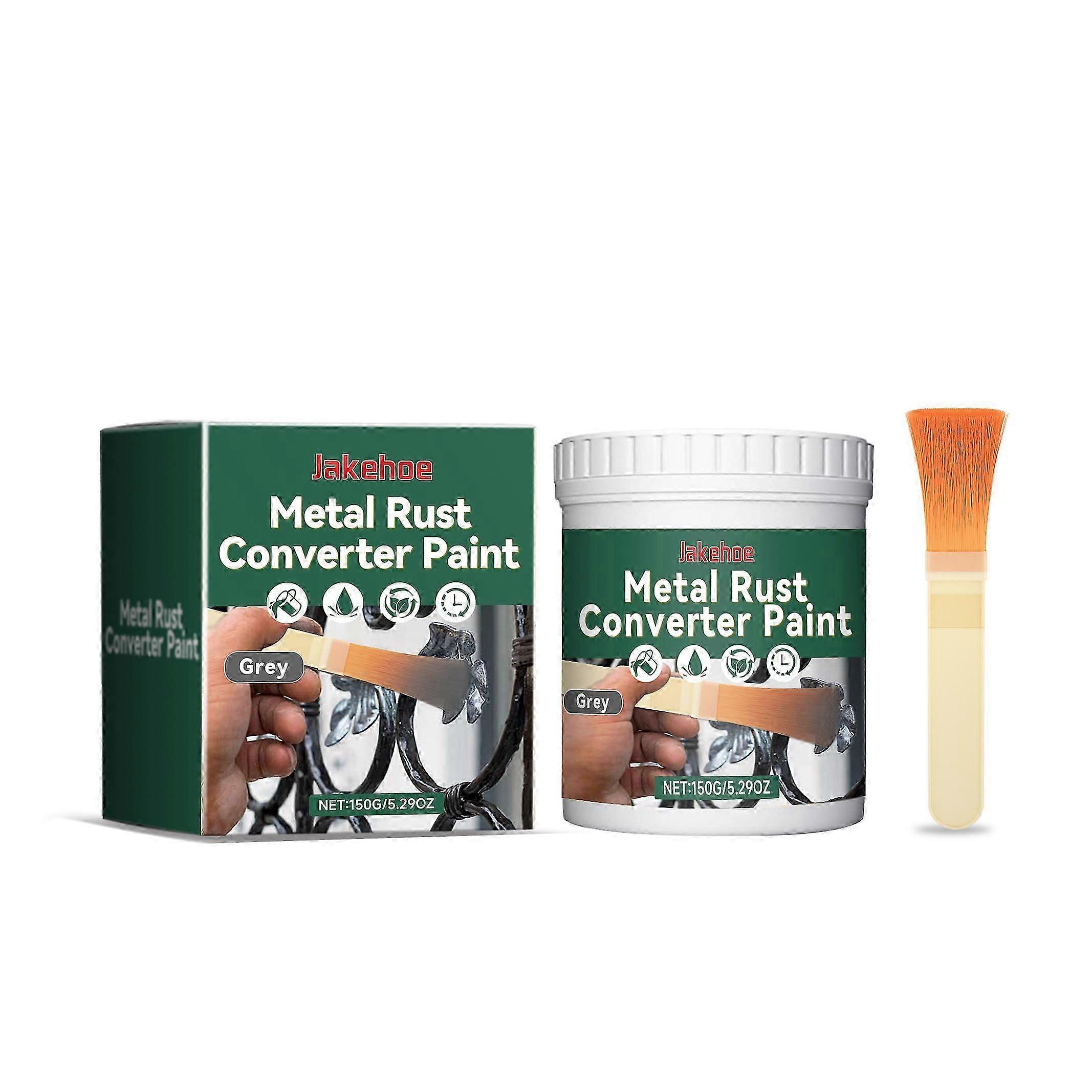 Rust Resistant Metal Conversion Paint - Anti-Corrosion Primer for Iron Doors & Railings | Weatherproof, Easy to Apply, Long-Lasting Protection Against