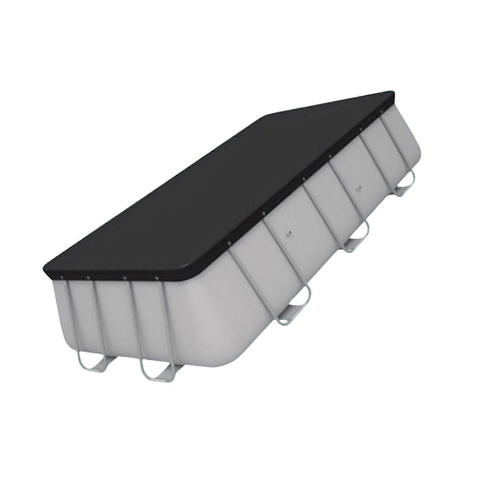Super Windproof Rectangle Pool Cover Heavy Duty TearResistant for Outdoor Ground Pools Winter Use