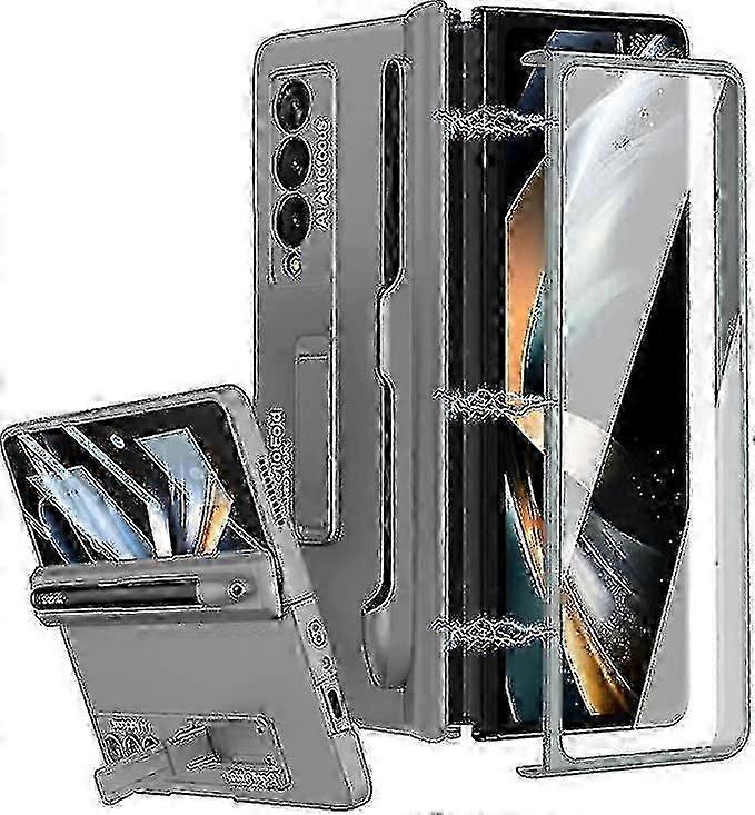 Built-in Screen Protector Case for Galaxy Z Fold 4 With Hinge Guard