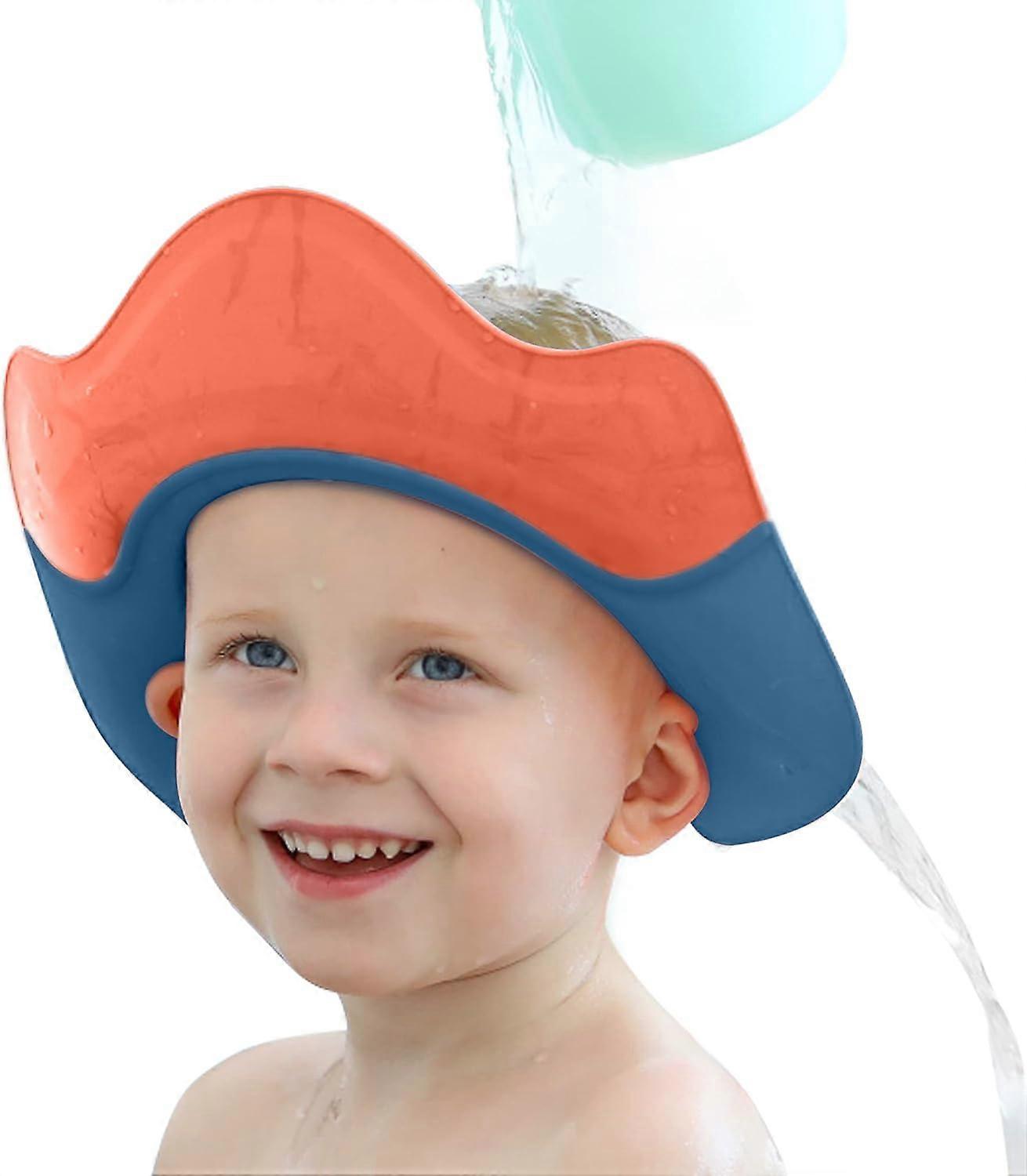 Baby Shower Cap Shower Visor Bathing Hat for Toddlers Waterproof Shampoo Cap Adjustable Protect