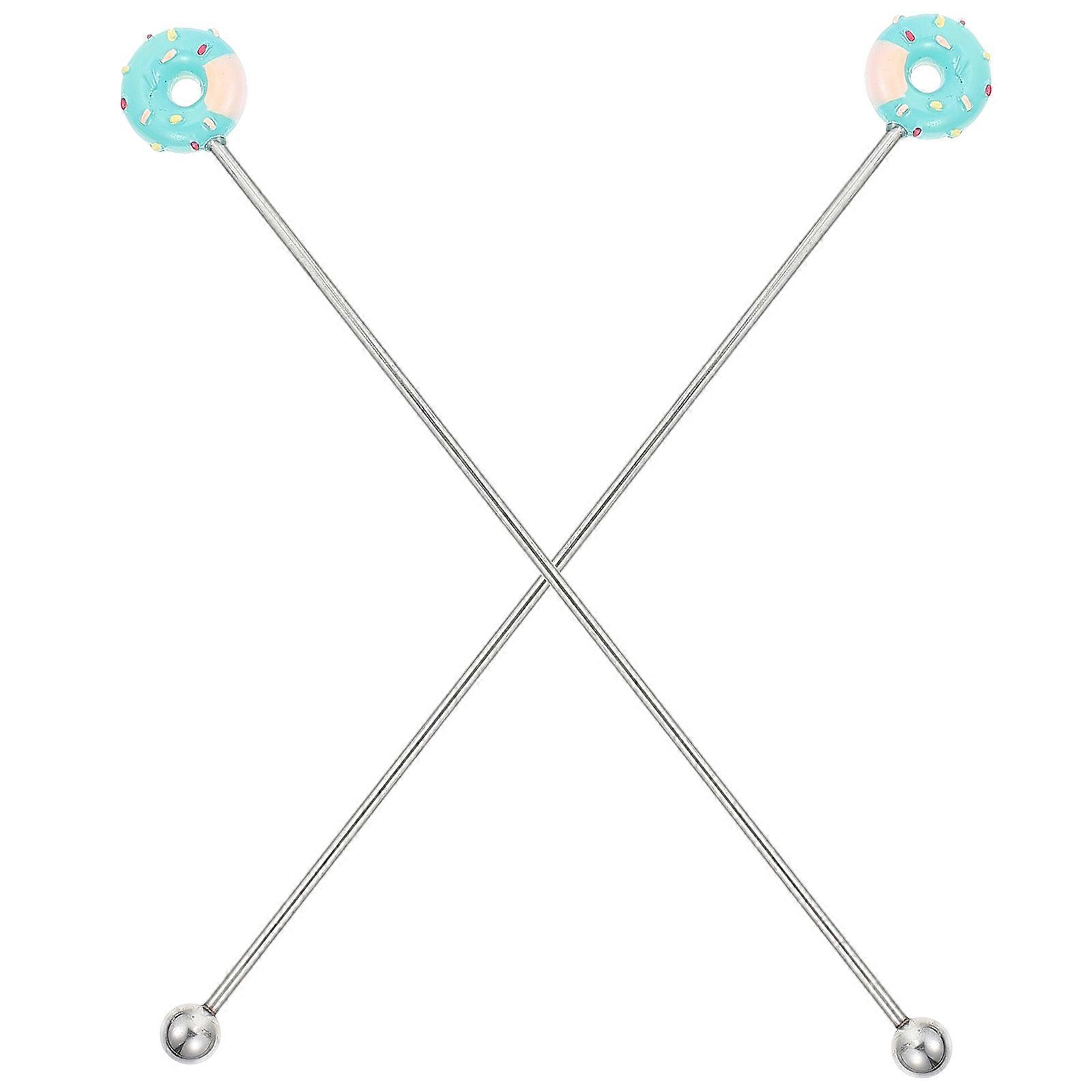 Assorted Color Coffee Stirrer Coffee Beverage Stirrers for Drinks 4Pcs