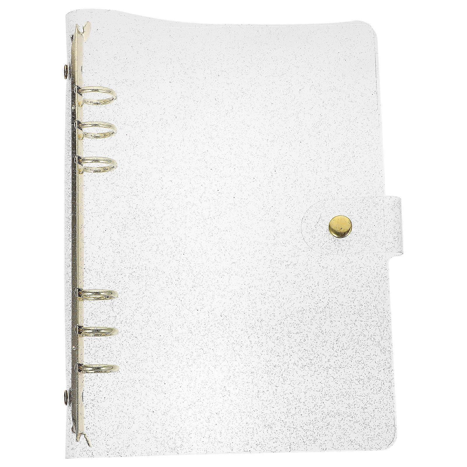 PVC Notebook Cover Binder Golden for Protecting Diary Book Shell