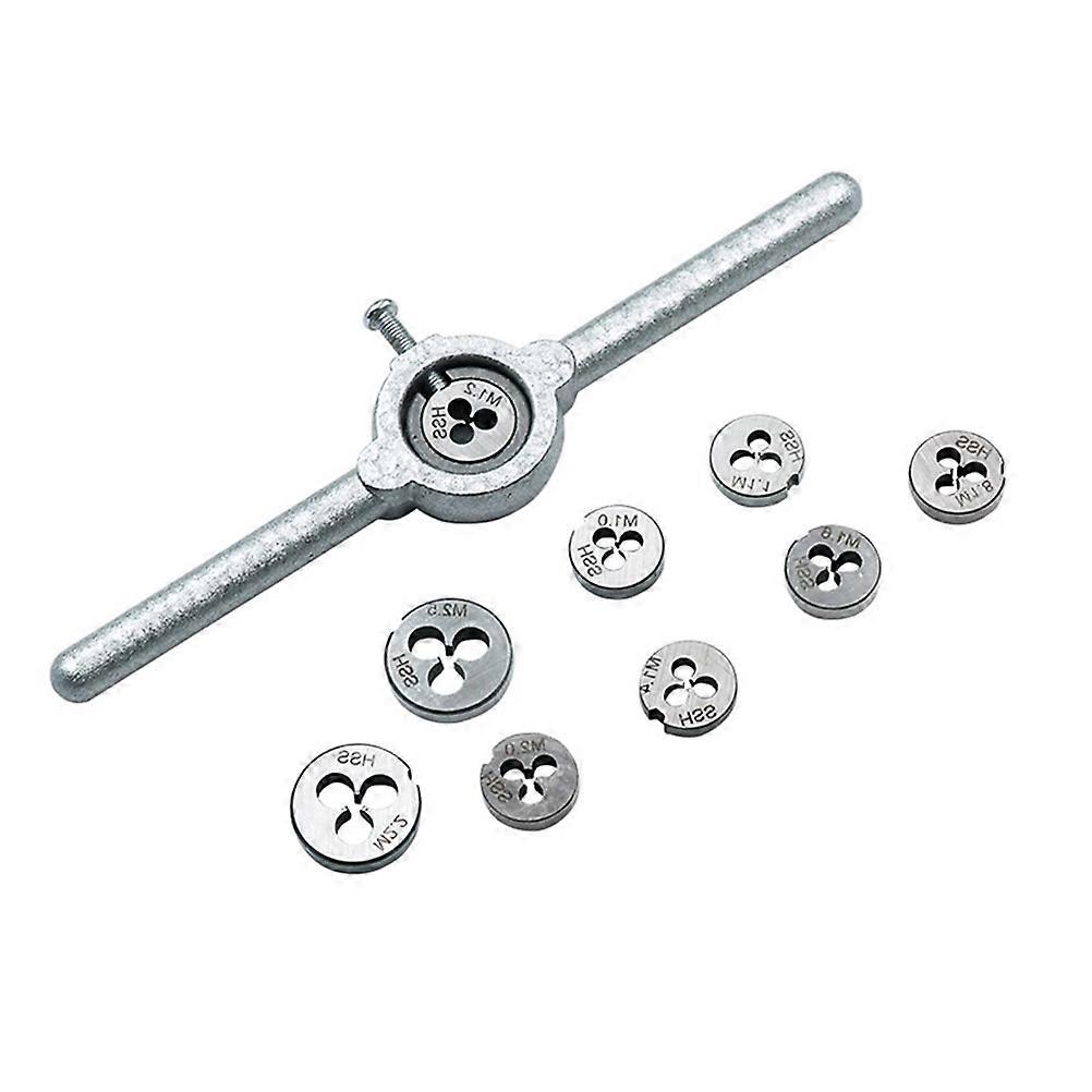 Thread Cutting Mini Metric Tap And Die Set For Hobbyists Shop Use With 62 Pcs Compact Hand Tools