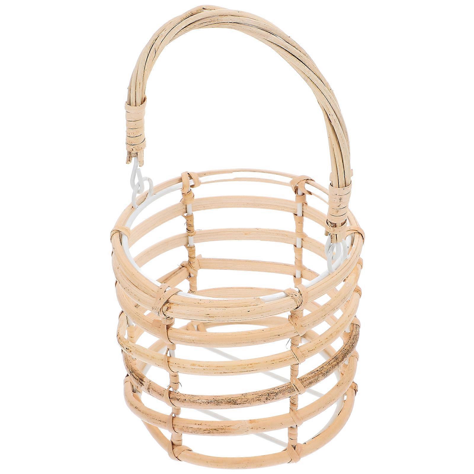 Nordic Handmade Rattan Candle Holder for Aromatherapy 2Pcs Set