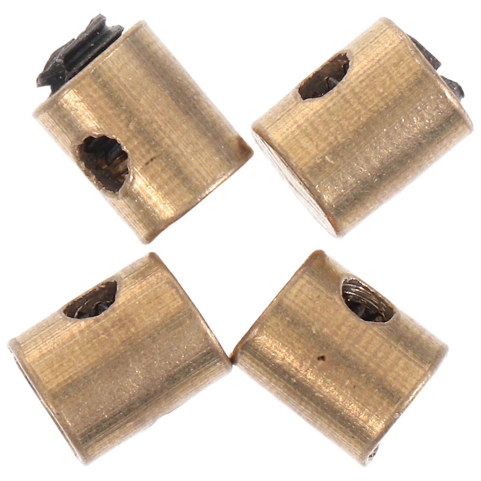 Solderless Brake Cable End Stops for Motorcycle Throttle 4Pcs Set