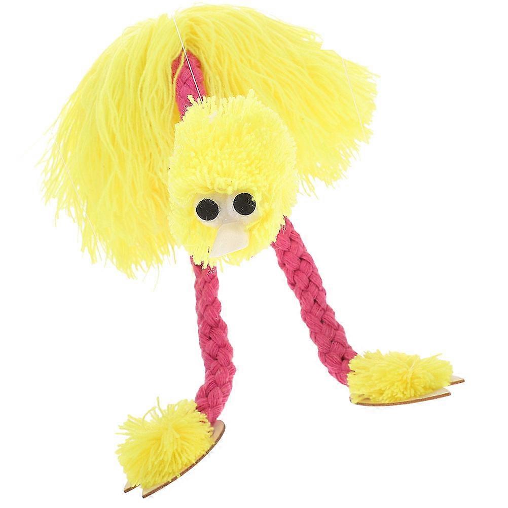 String Animal Puppet Marionettes Puppet Toy for Kids Yellow