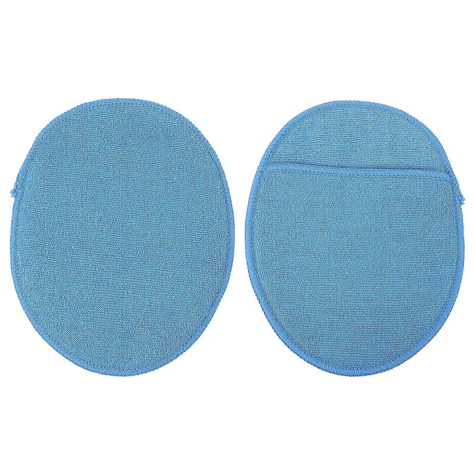 Microfiber Waxing Sponge for Car Use Vehicle Cleaning 2Pcs Set