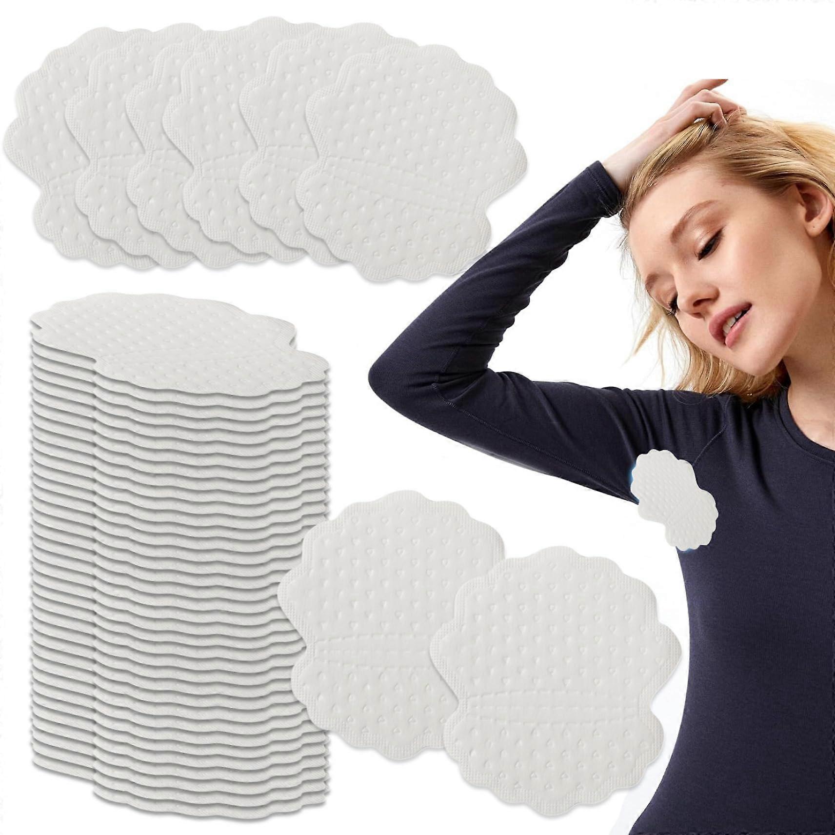 Underarm Sweat Pads 100PCS Invisible UltraThin Disposable Armpit Sweat Pads for Men and Women