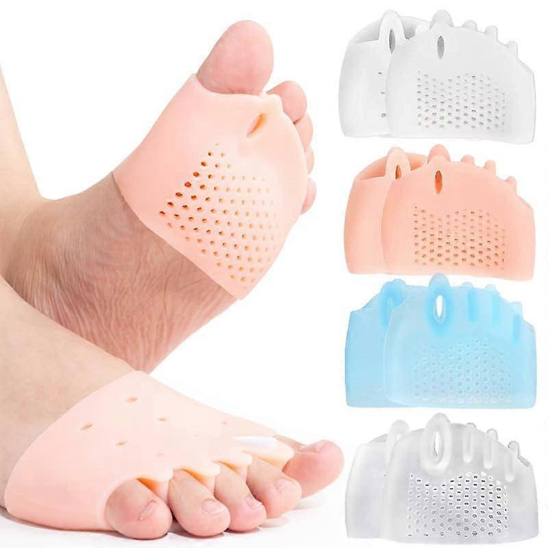 Silicone Bunion Corrector and Soft Toe Separator 4PCS for Targeted Toe Alignment and Pressure Relief