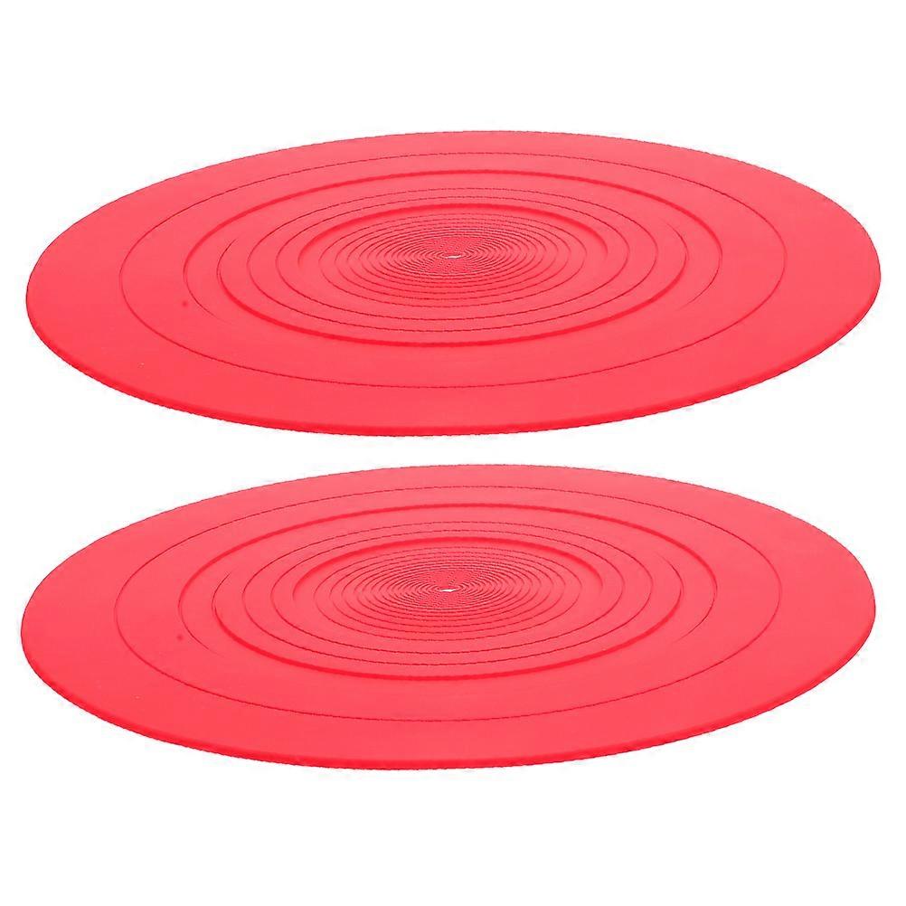 Turntable Mat Silicone Vinyl Record Player Mat for Record Player 2Pcs Set
