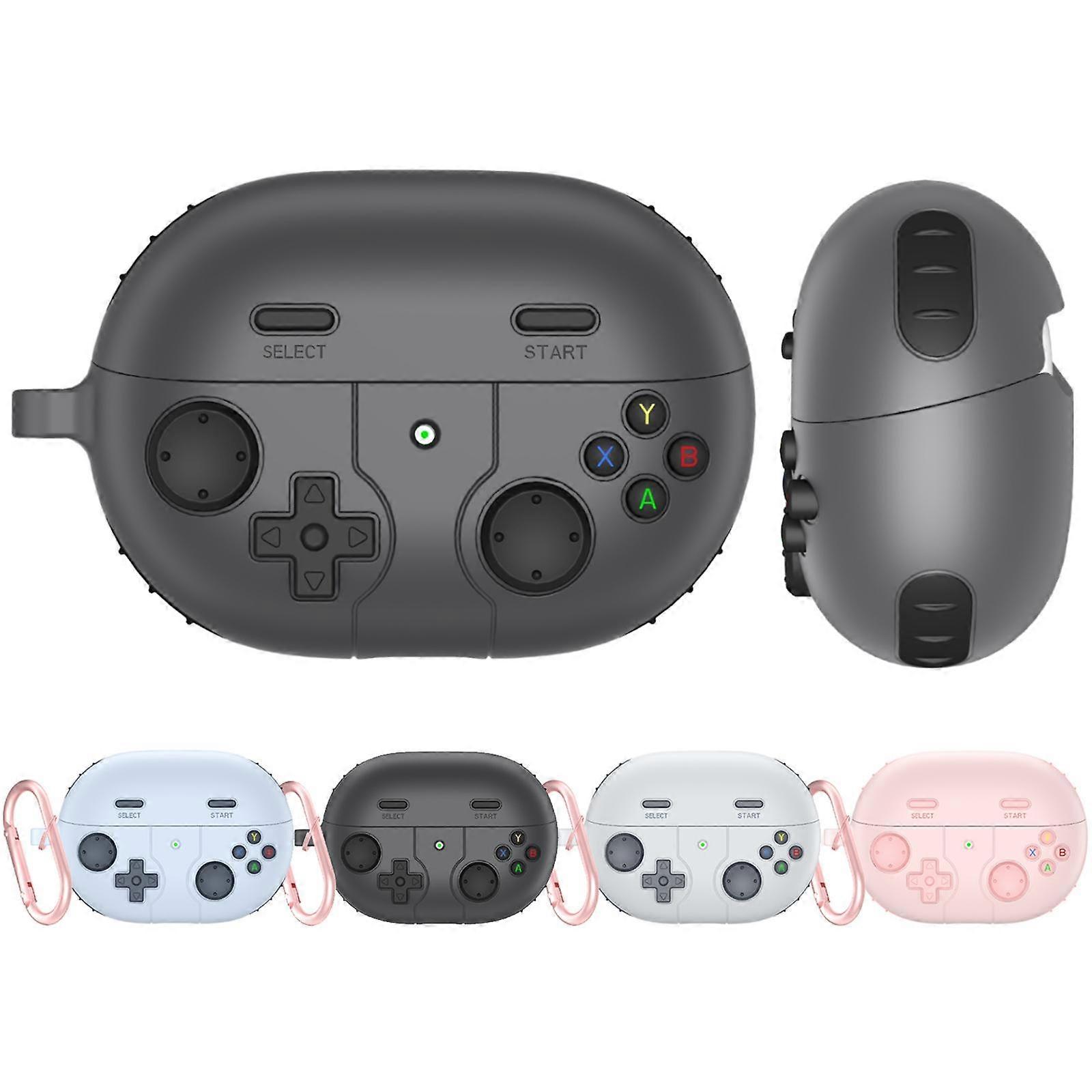 Retro Game Console Style Silicone Earbuds Case