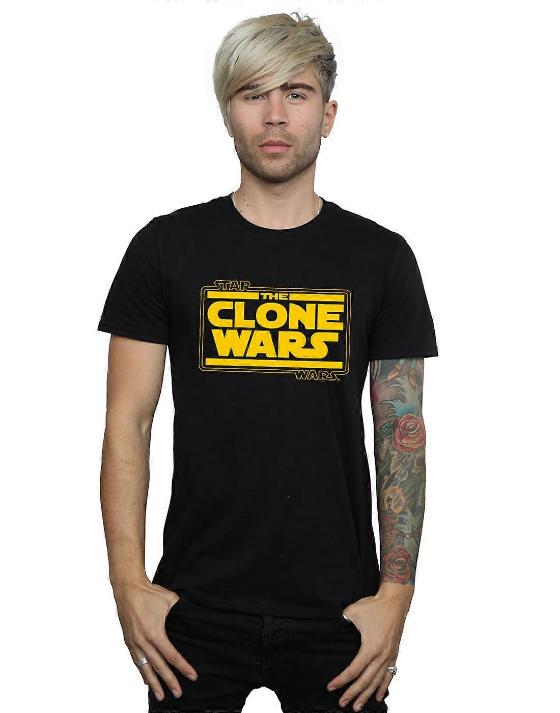 Star Wars Men's Clone Wars Logo T-Shirt