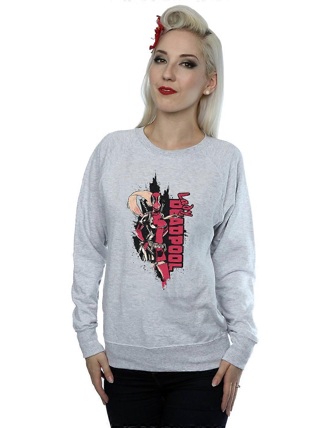 Marvel Women's Deadpool Lady Deadpool Sweatshirt