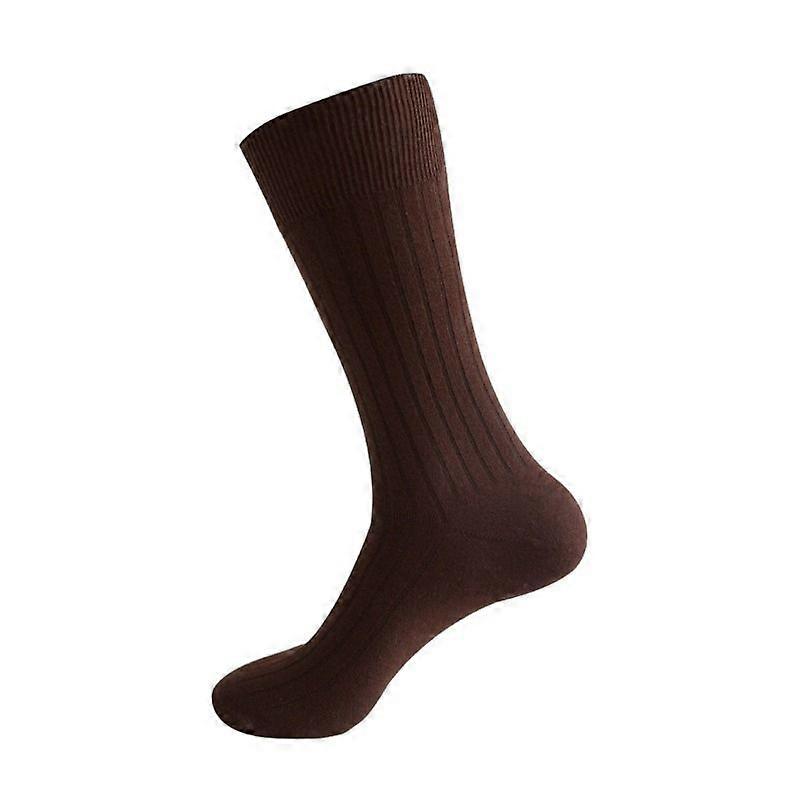 Men's Autumn and Winter Striped Combed Cotton Socks