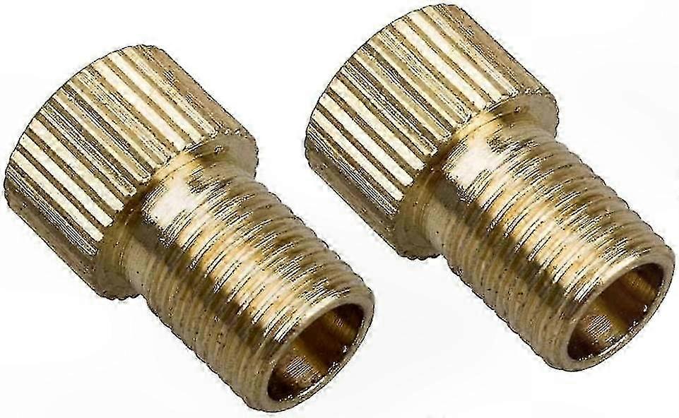 Bicycle Valve Adapter Tool Kit (Gold, 2pcs)