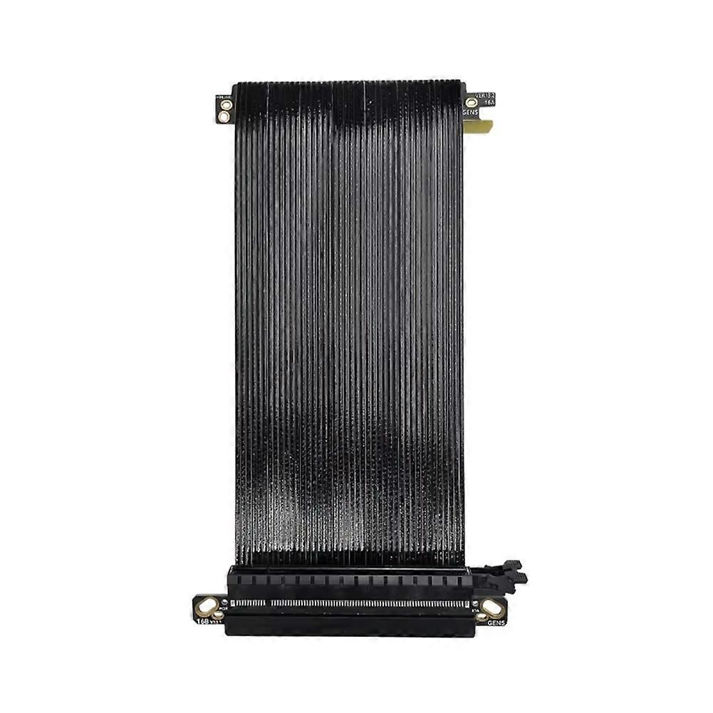 Ultra PCIe 5.0 X16 Riser Cable RTX5080 RTX4090 Silver-Plated Shielded Reverse Vertical Mount for ITX C
