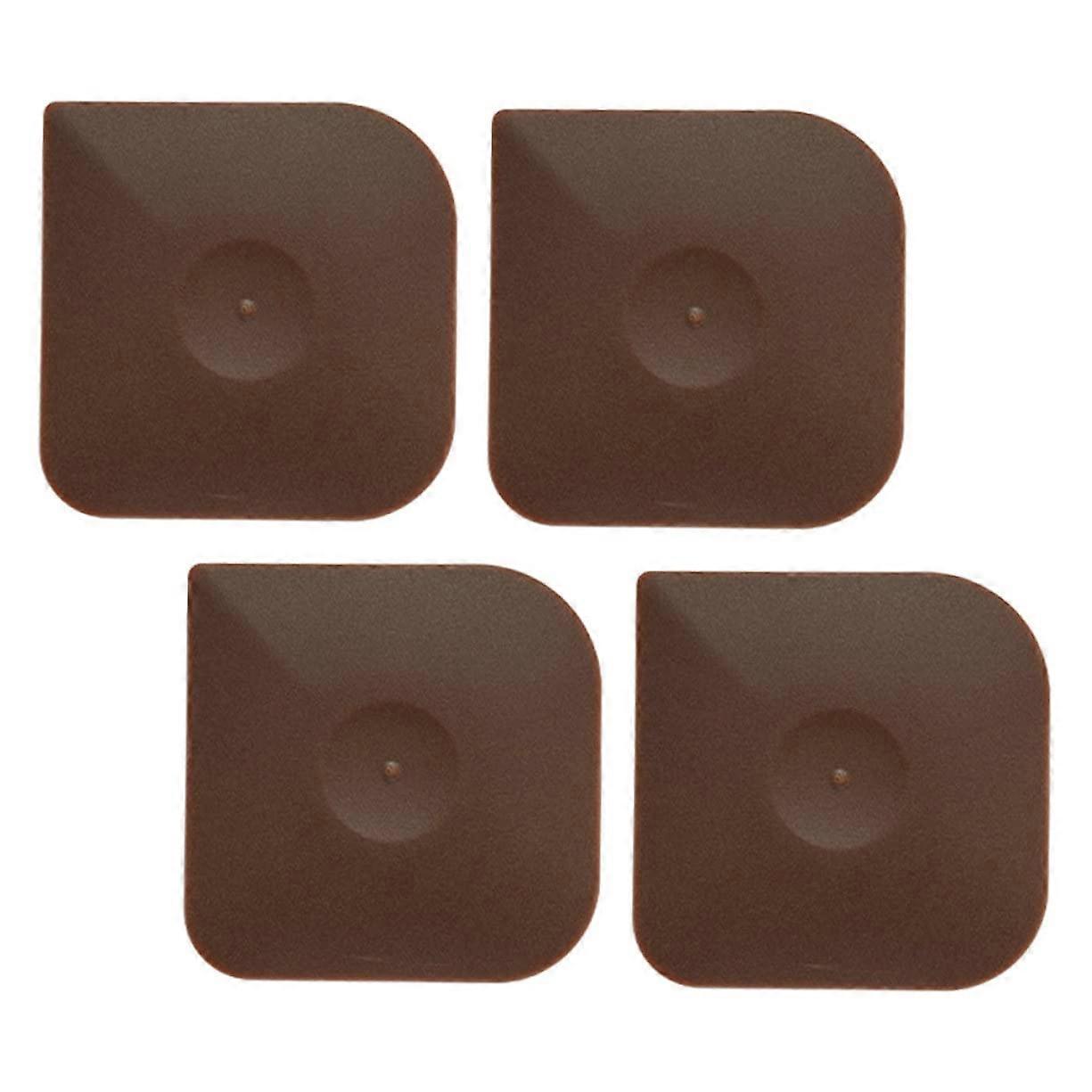 4Pcs Kitchen Scraper Set MultiFunctional Plastic Baking Scrapers for Cake Bread and NonScratch Cleaning