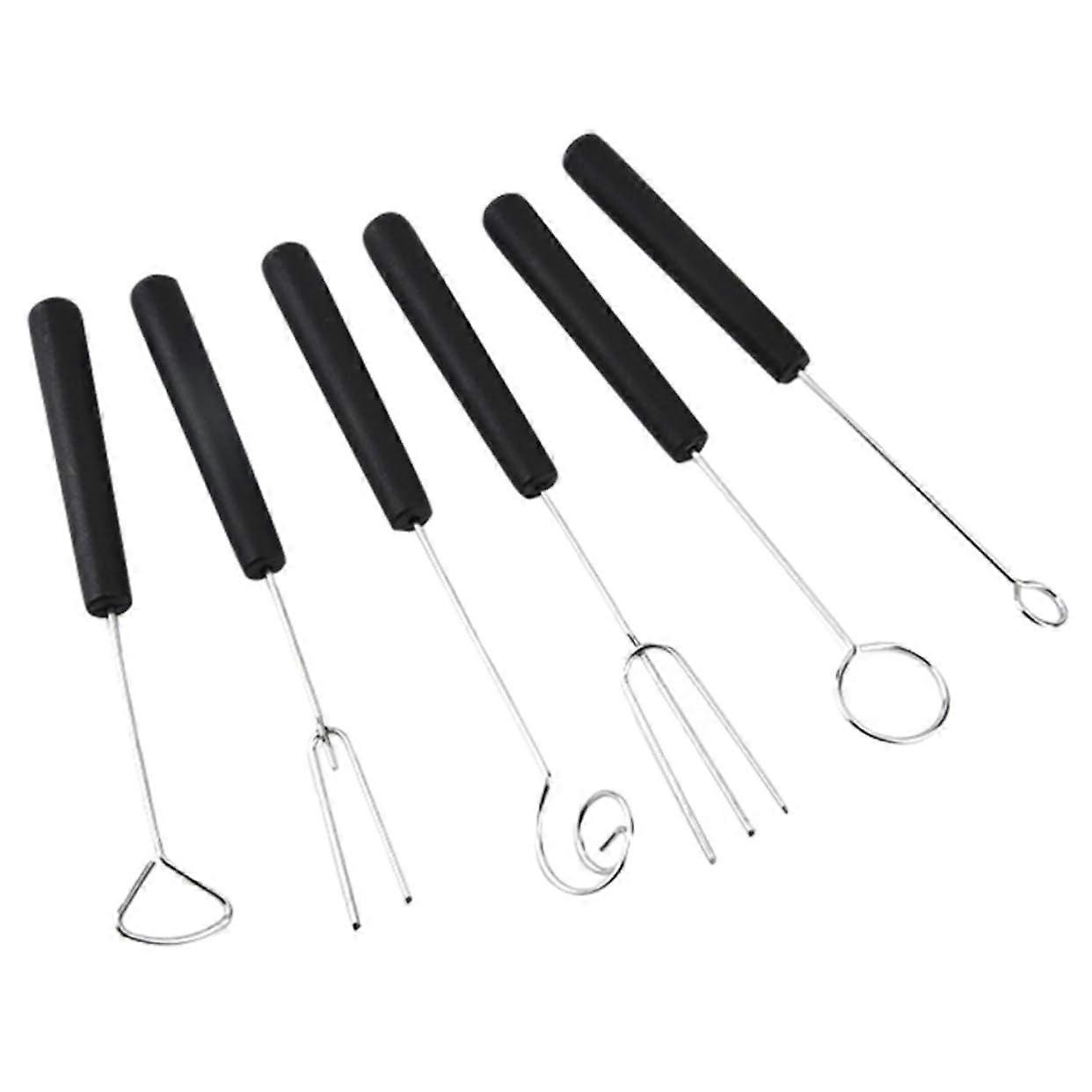 Chocolate Dipping Tools Set with Ergonomic Stainless Grip for DIY Candy and Truffle Making