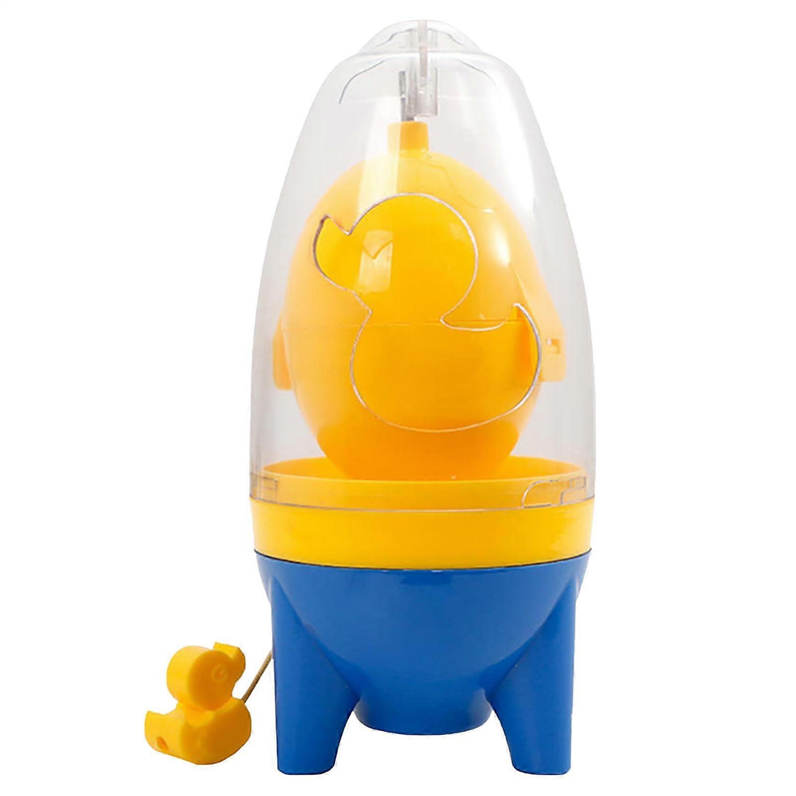 Egg Scrambler Golden Egg Maker No Shell Breaking Hand Powered with Slicer  YolkWhite Mix Blue