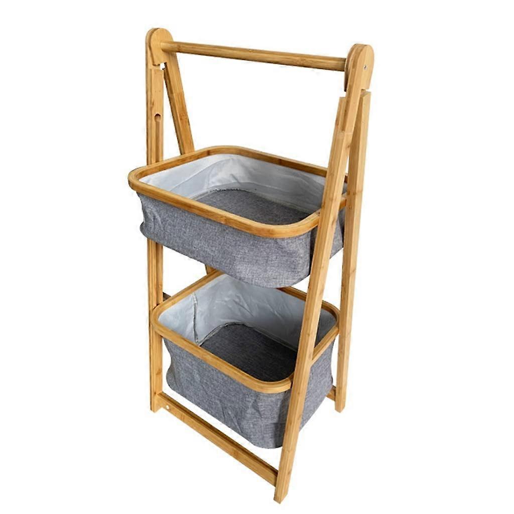 Large Capacity Foldable Laundry Basket with NonSlip Base for Clothes and Toy Storage  Grey