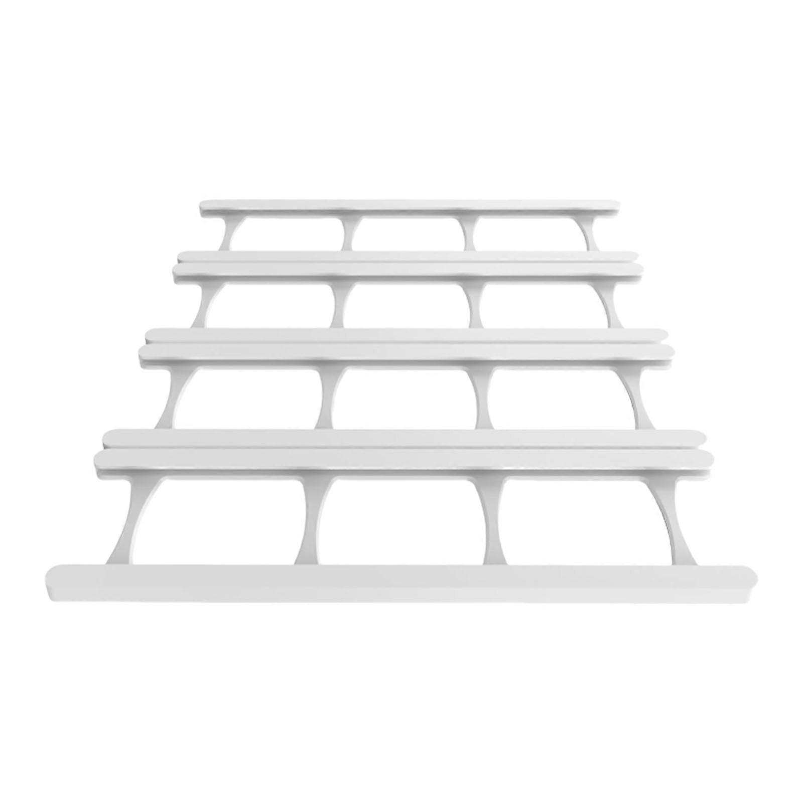 Space Efficient Extendable Wall Mount Coffee Capsules Holder Sticky Adhesive ABS Organizers Multicolor