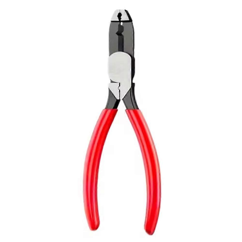 Multi-Function Sliding Tooth Screw Pliers for Rusty Wire Removal and Carp with Non-Slip Jaws Red Hand Tool