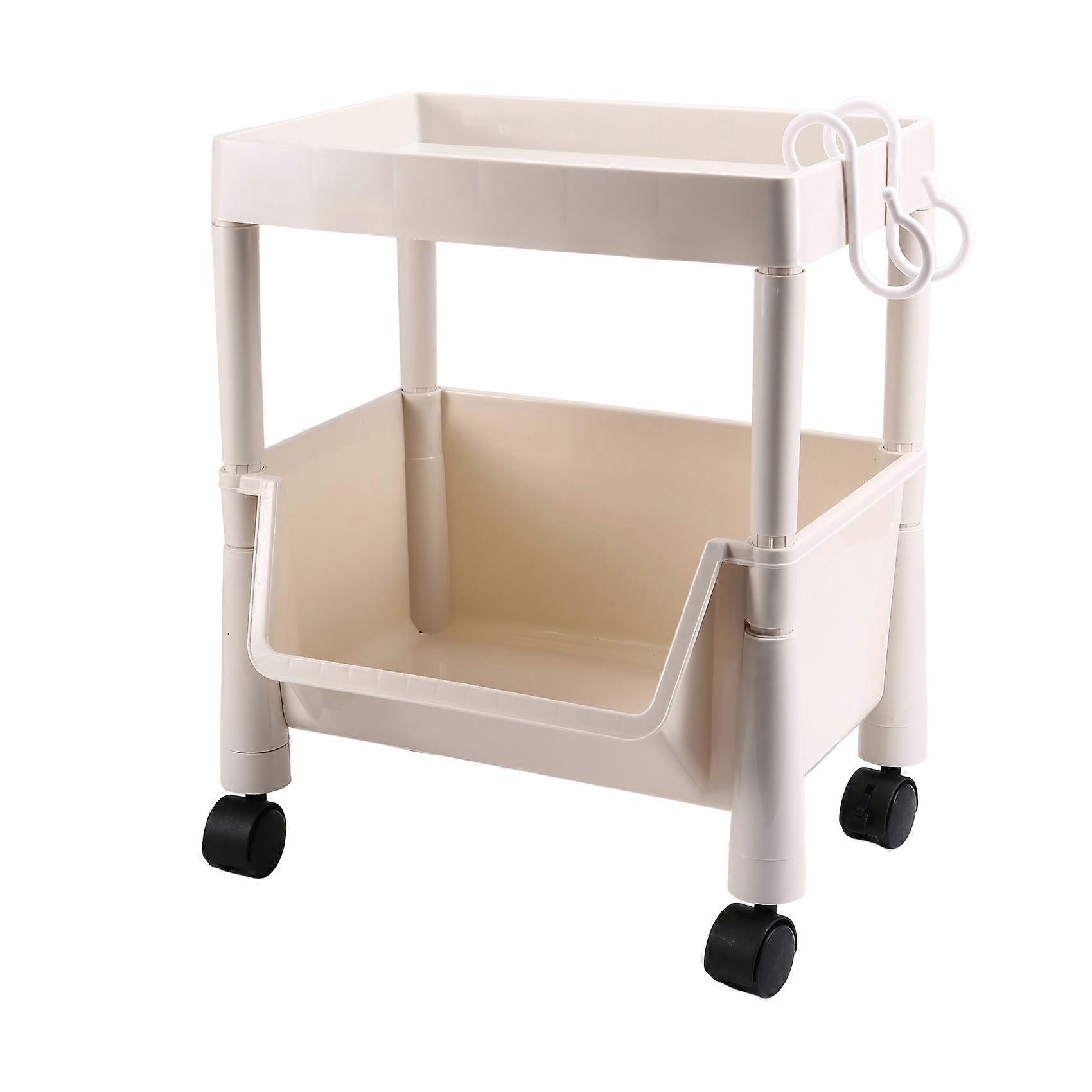 Movable Bookshelf Storage Rack Children'S Toy Storage Rack Multi-Layer Household Trolley B