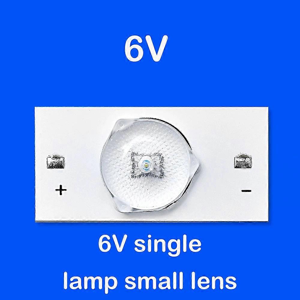 Kit com 100 LEDs SMD, lente e filtro para reparo de TVs de 32 a 75 polegadas, cabo de 2 metros.