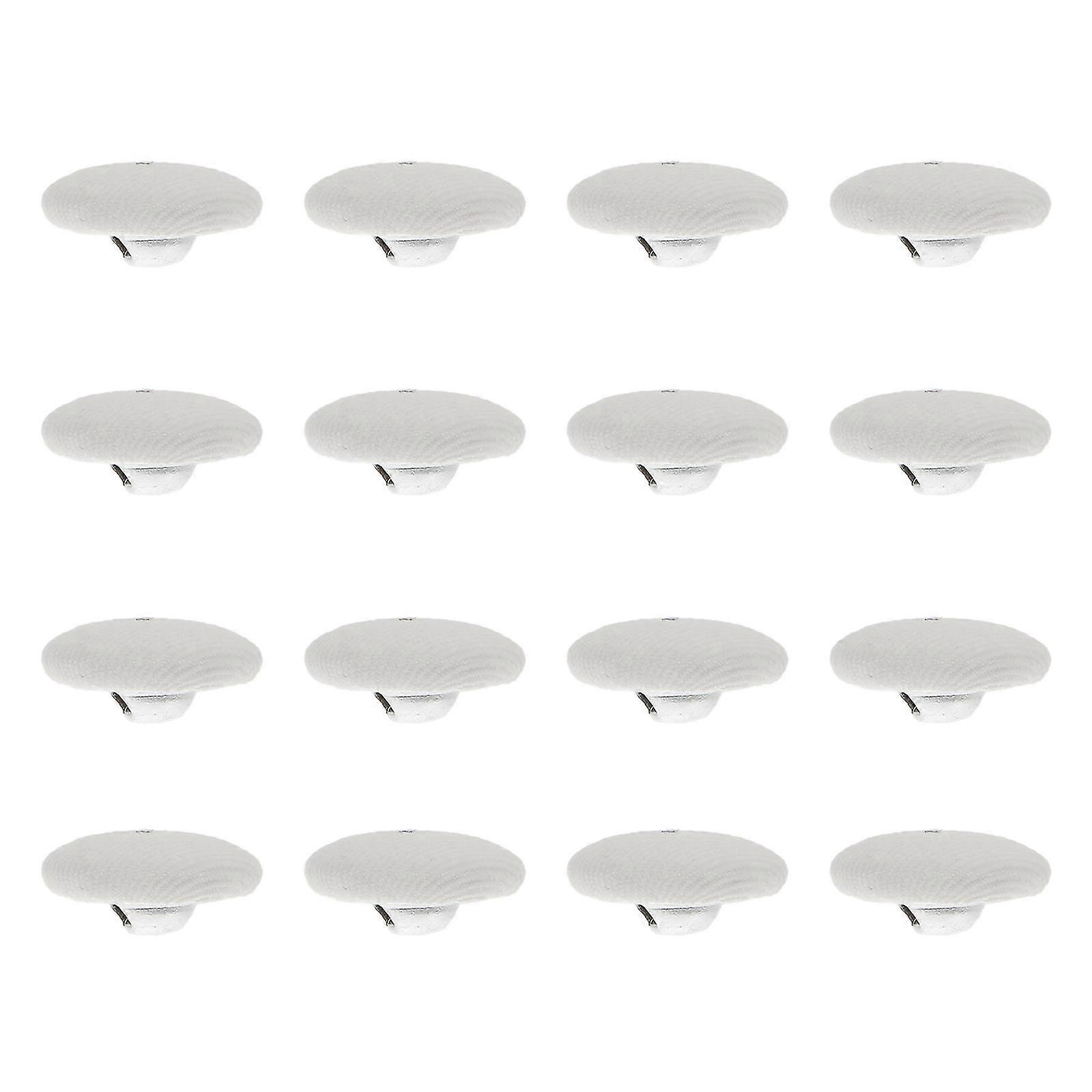 Simple Style Round White Buttons for Suit Replacement Buttons 100Pcs