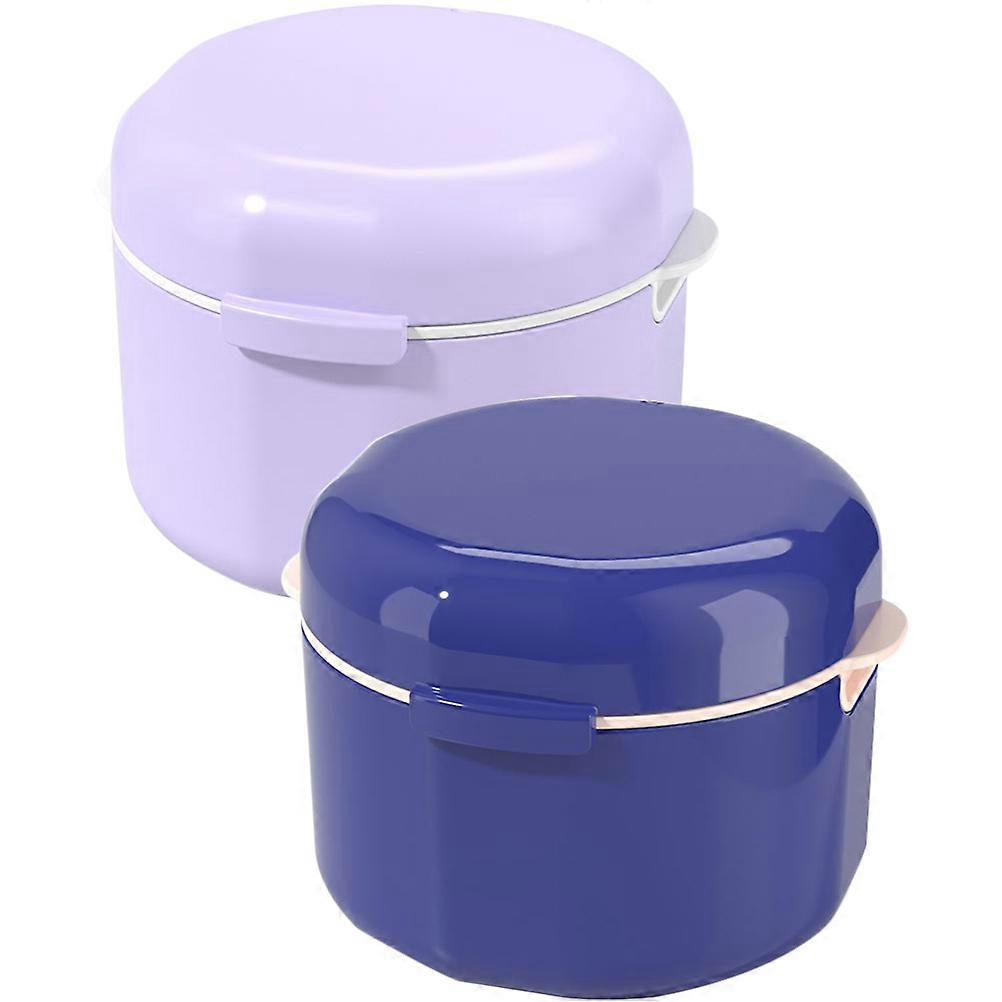 Invisible Brace Box Convenient Brace Holder for Storage 2Pcs Plastic