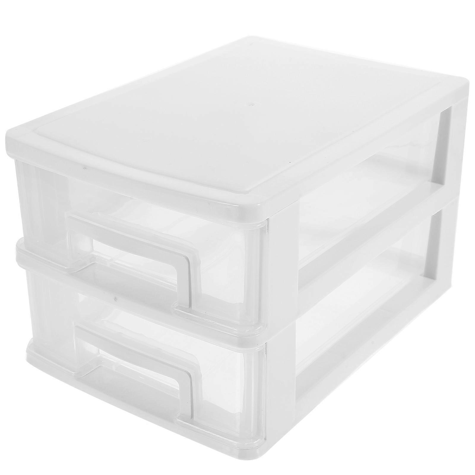 Plastic Drawer Storage Box for Desktop Organizer with