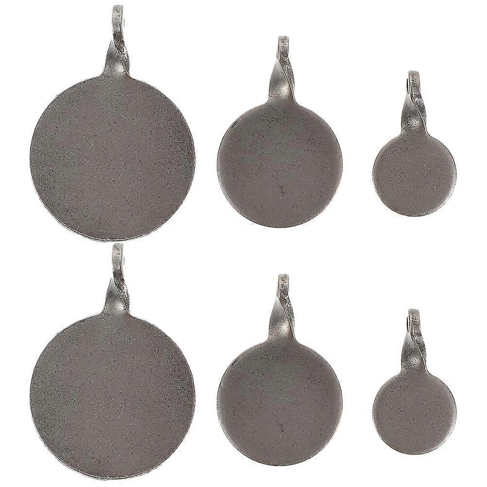 Small Stainless Steel Targets for Training Shooting Practice 6Pcs Set