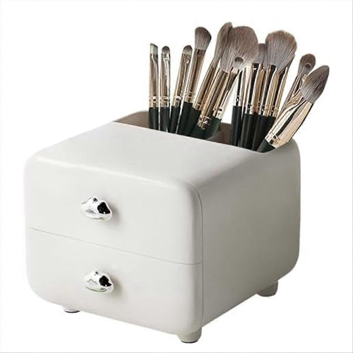 Makeup Organizer+Drawers,Makeup Brush holder,C